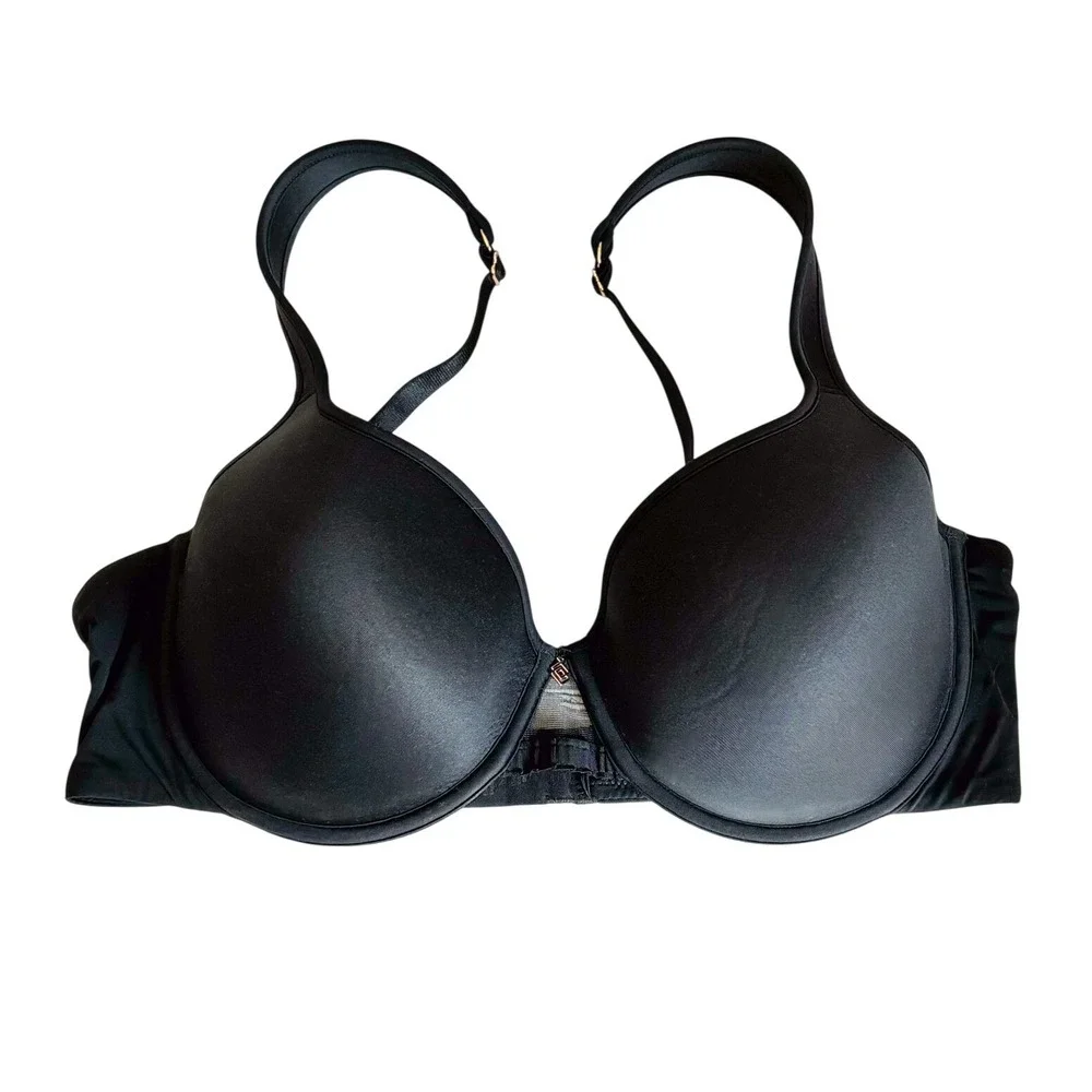 ThirdLove 24/7 Classic T-Shirt Bra Black Underwire Memory Foam 34D